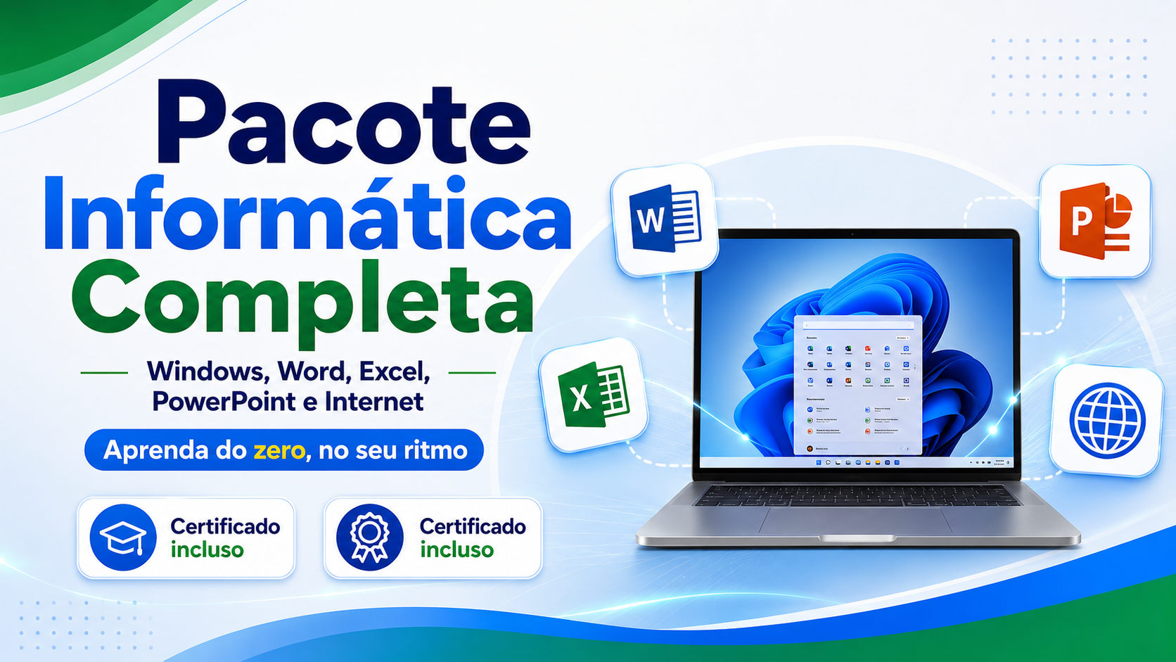 Informática Completa: Windows, Word, Excel, PowerPoint e Internet